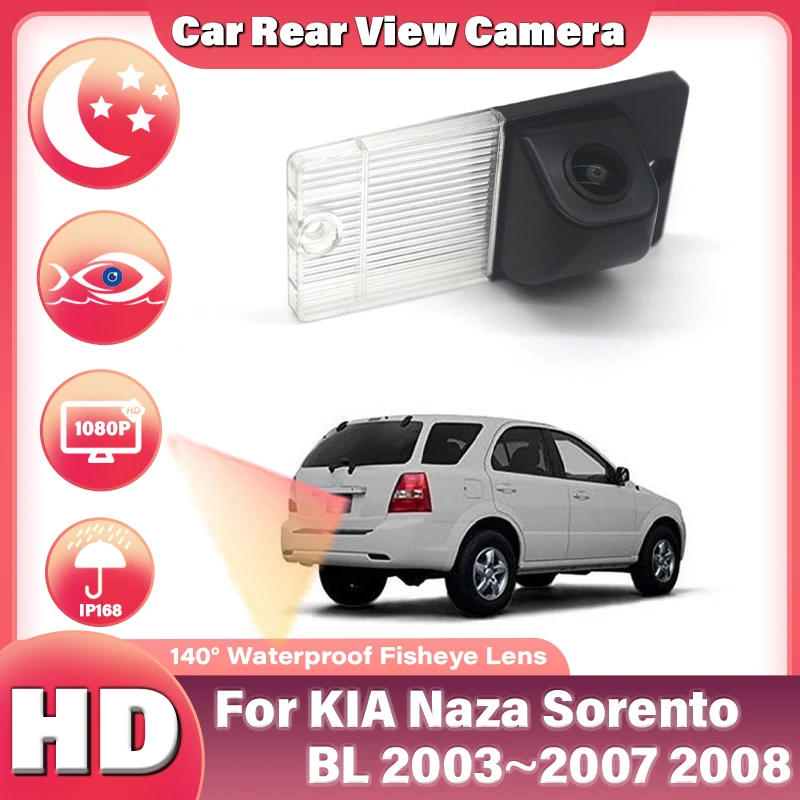 1080P Rear View Camera For KIA Naza Sorento BL 2003 2004 2005 2006 2007 2008 CCD Full HD Night Vision Car Reverse Parking Camera