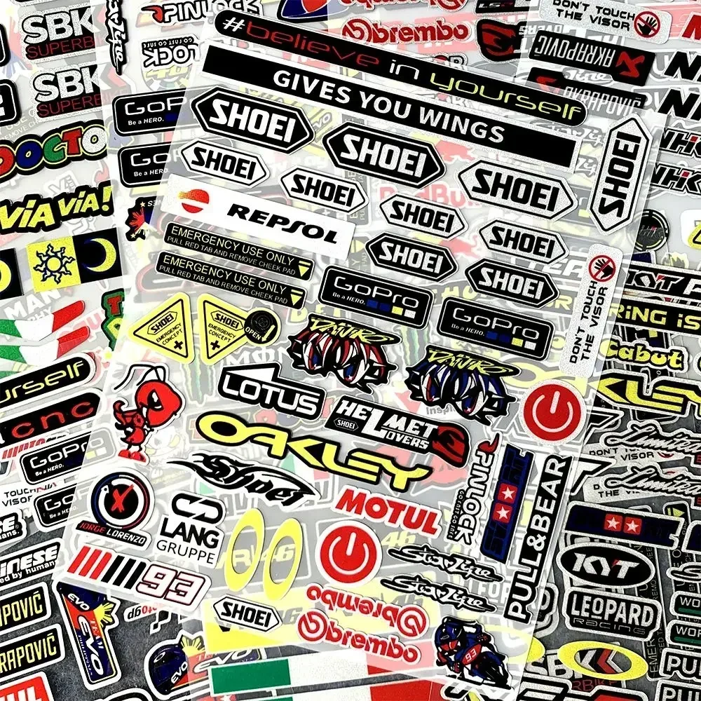 Motorcycle Side Strip Sticker Car Vinyl Decal  All Motorcycle Sticker Reflective Stickers Car Decoration for AVG Rossi