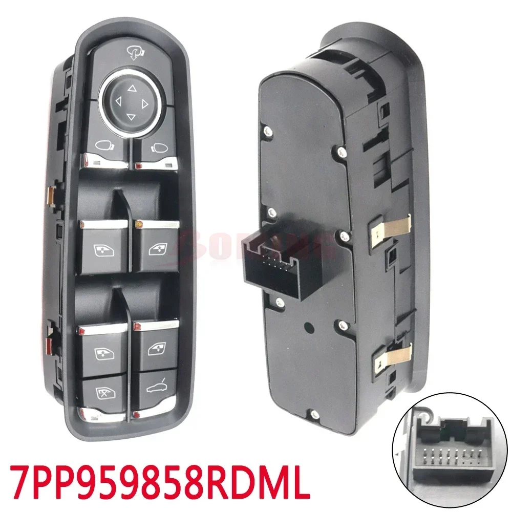 NOVOS interruptores de controle de janela elétrica 7PP 959858 AEDML 7PP 959858 MDML 7PP 959858 RDML Para Porsche Cayenne Macan Panamera 2010-2022