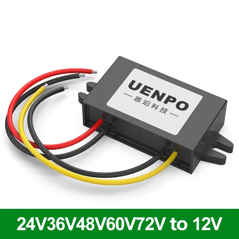 24V 36V 48V 60V 72V to 12V voltage reduction module DC-DC converter 48V-12V voltage regulator voltage reduction car truck ship p