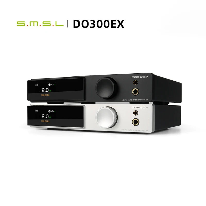 

SMSL DO300EX Audio Decoder & Headphone Amplifier with AK4191 + AK4499EX, MQA - CD DAC Bluetooth 5.1 Digital Headphone Power AMP