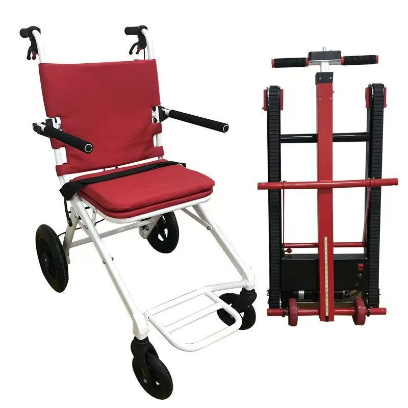 

Ultra-light aluminum alloy for the elderly automatic crawler stair climbing machine labor-saving folding wheelchair