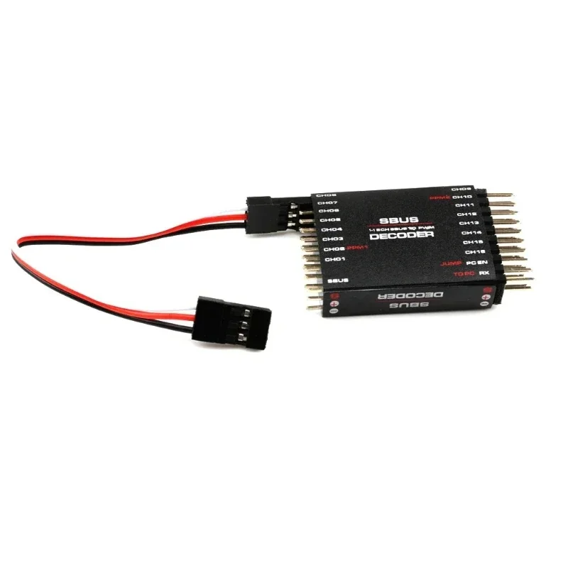 1pcs new SBUS To PWM/PPM Decoder 16 Channel Converter Receiver Signal Transverter For Futaba Frsky Orange