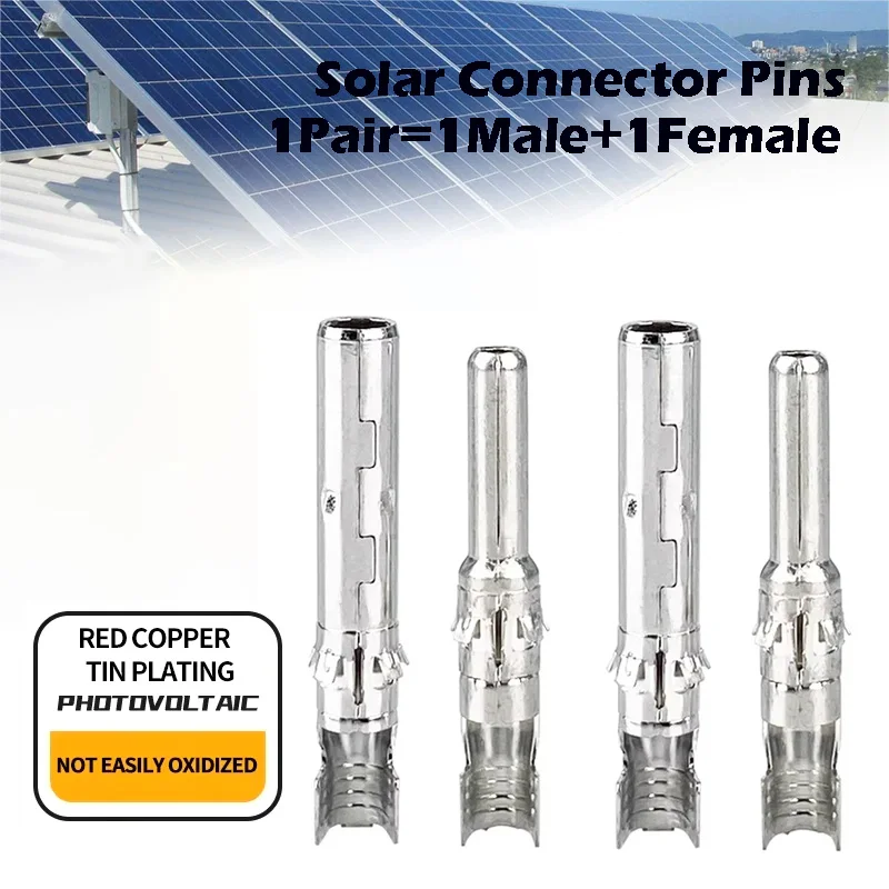 500/100/50/10 Pair Solar Connector Male And Female Inside For Pv Cable Connection Of Solar Connector Pins