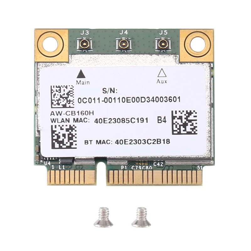 802.11AC 1300Mbps WIFI Wireless WIFI BT 4.0 Mini PCI-E Card Wifi Card PCB For Azurewave BCM94360HMB WIFI Card