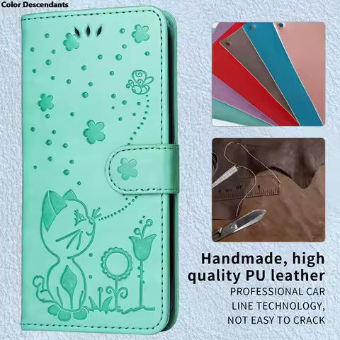 Leather Case For Samsung Galaxy M80S M62 M60S M55 M54 M35 M32 M23 F23 F15 5G M22 M15 M10 F62 F22 A03 Core A02S A6 Plus Wallet
