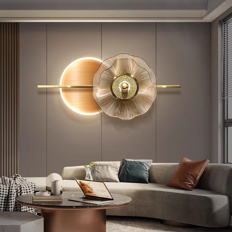 لوحة إضاءة محيطة فاخرة مجسمة وحديثة وخفيفة الوزن ولوحة معلقة راقية #4