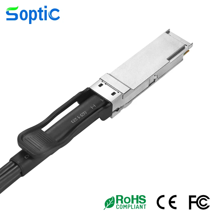 Imagem -02 - Qsfp Cobre Sfp Cabo Anexo Direto 40g Cobre Qsfp 4x10g Passivo