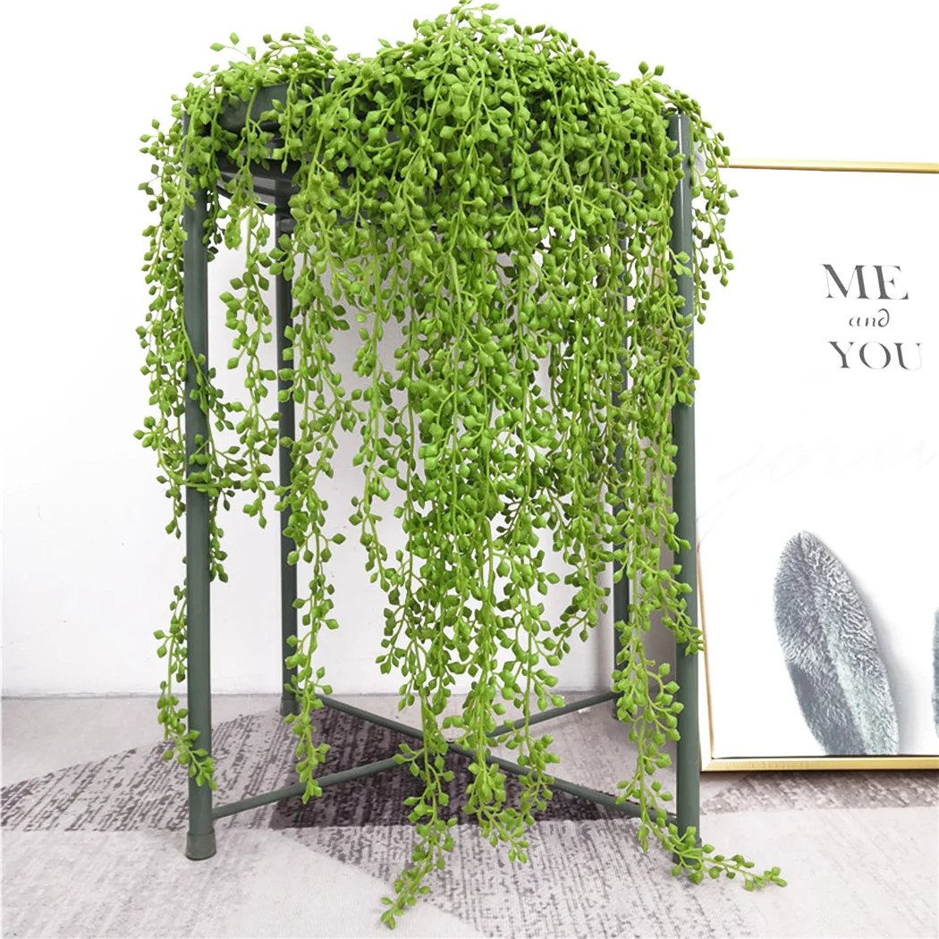 Green Artificial Hanging Plant, Lifelike Ivy Vine for Home Garden Hanging Decor, Waterproof and Sunproof, 75cm Length