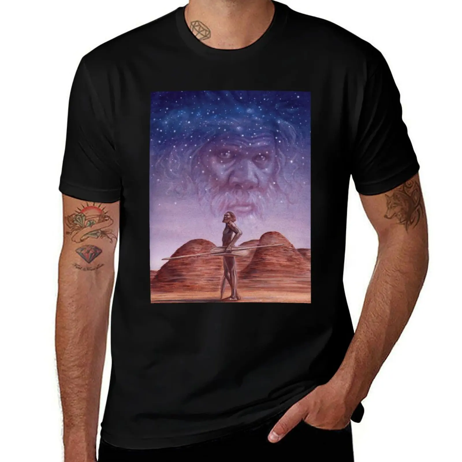 Australia - Card 6 - Sixth Sense T-Shirt Daily Casual Short Sleeve Tee Shirt T-Shirt