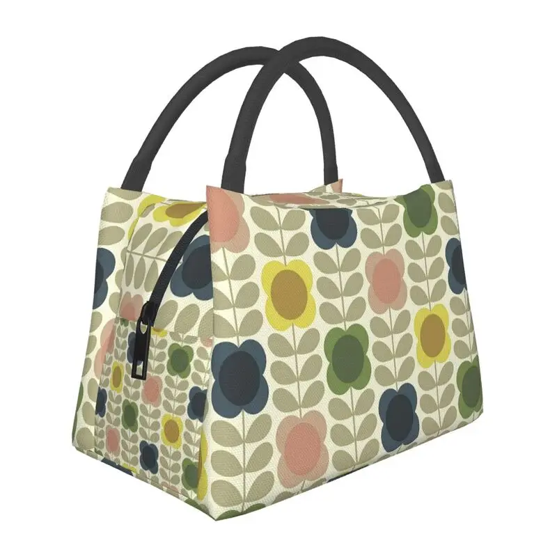 Orla Kiely Abstract Multi Stem Thermal Lunch Bag Reusable Waterproof Cooler Insulated Lunch Box for Work School Travel Picnic