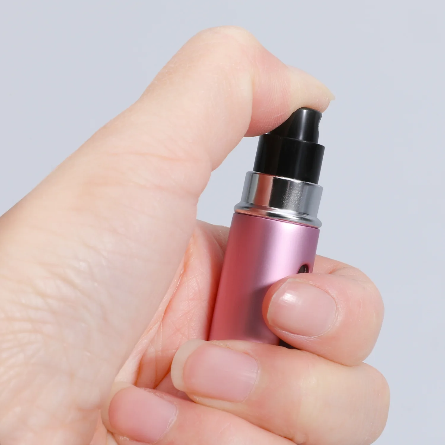 8ml/5ml rozpylacz perfum przenośny pojemnik na płyny do kosmetyków podróżujących Mini aluminiowy Spray alcochol pusta butelka wielokrotnego napełniania