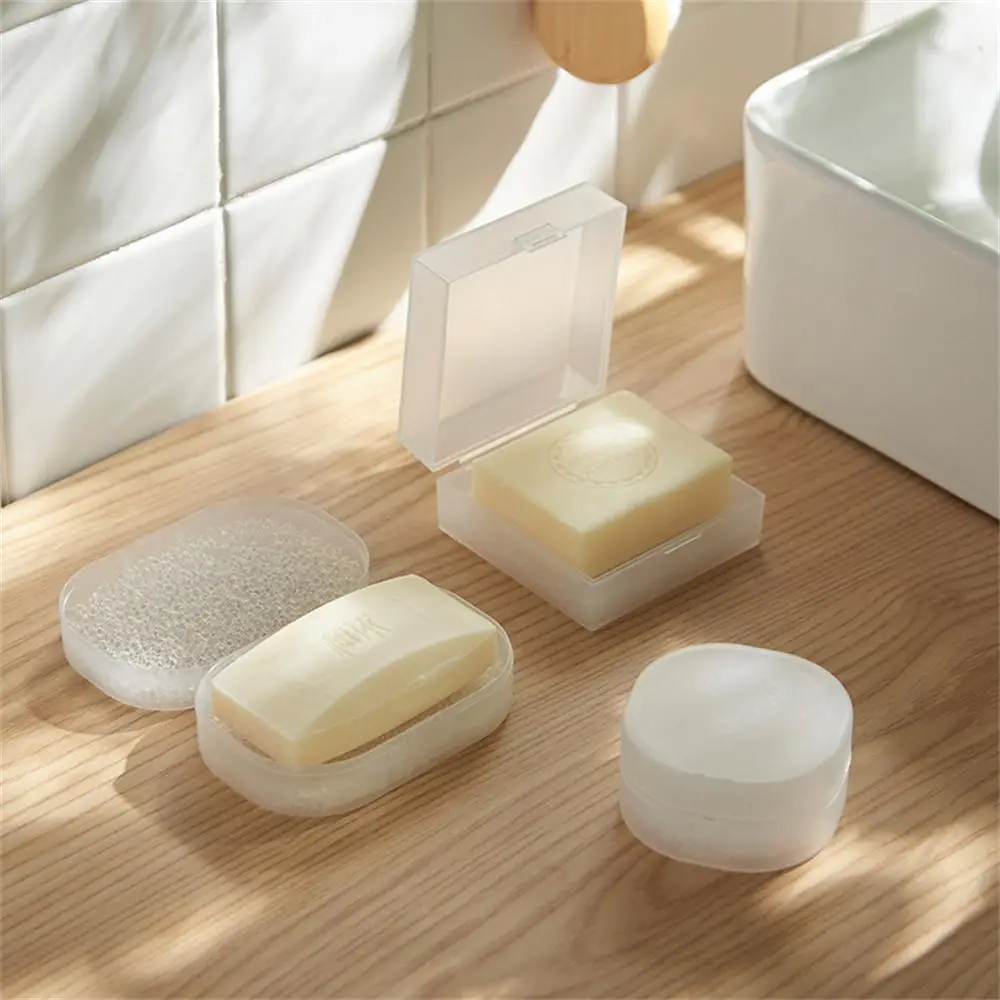 Waterproof Drainage Box Round Edges And Corners Bathroom Storage Sealed Box Reusable Sealed And Portable Soap Storage Box