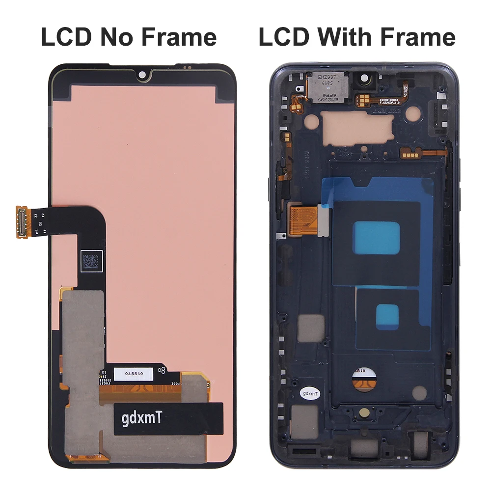 6.4\'\'For LG G8X ThinQ For LG V50S ThinQ 5G LM-V510N LM-G850 LM-G850NLCD Display Touch Screen Digitizer Assembly Replacement