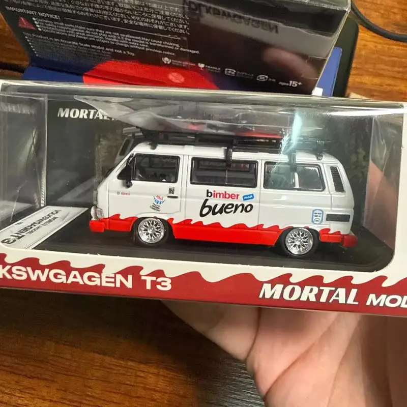 Mortal 1:64 Volkswagen T3 Van Low-Lowered Stance BBS Wheels Two