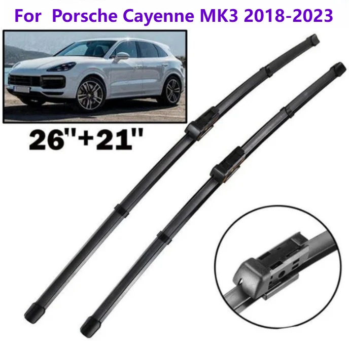 For Porsche Cayenne Cayenne MK3 2018-2023 26 "+ 21" Car Wiper Wiper Blades
