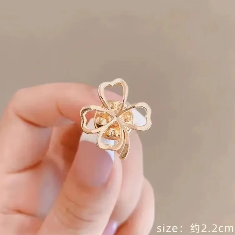 

Модная брошь-булавка с бантом и камнем «кошачий глаз» для женщин, универсальная и милая, предотвращает расстеливание лацканов, фиксирует модные воротники.