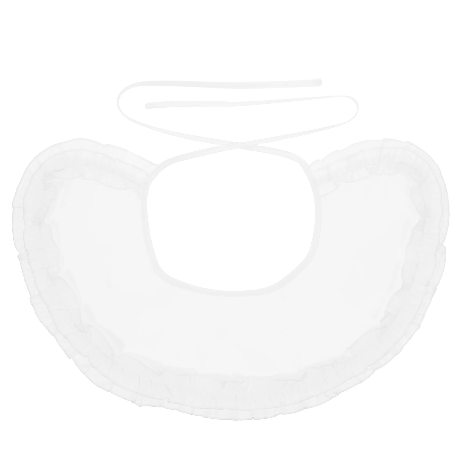 1 قطعة ورقة تكدرت طوق الزخرفية انفصال المخفية شيك ملحق لفساتين البلوزات تي شيرت النساء الملابس