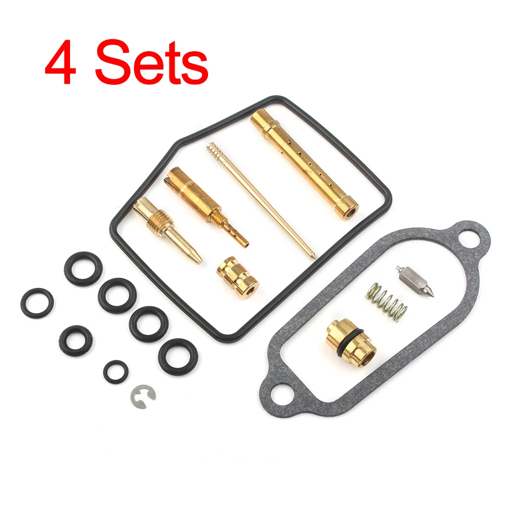 4 Sets Carb Rebuild Carburetor Repair Kits for Honda CB350F 1972-1974 CB 350F