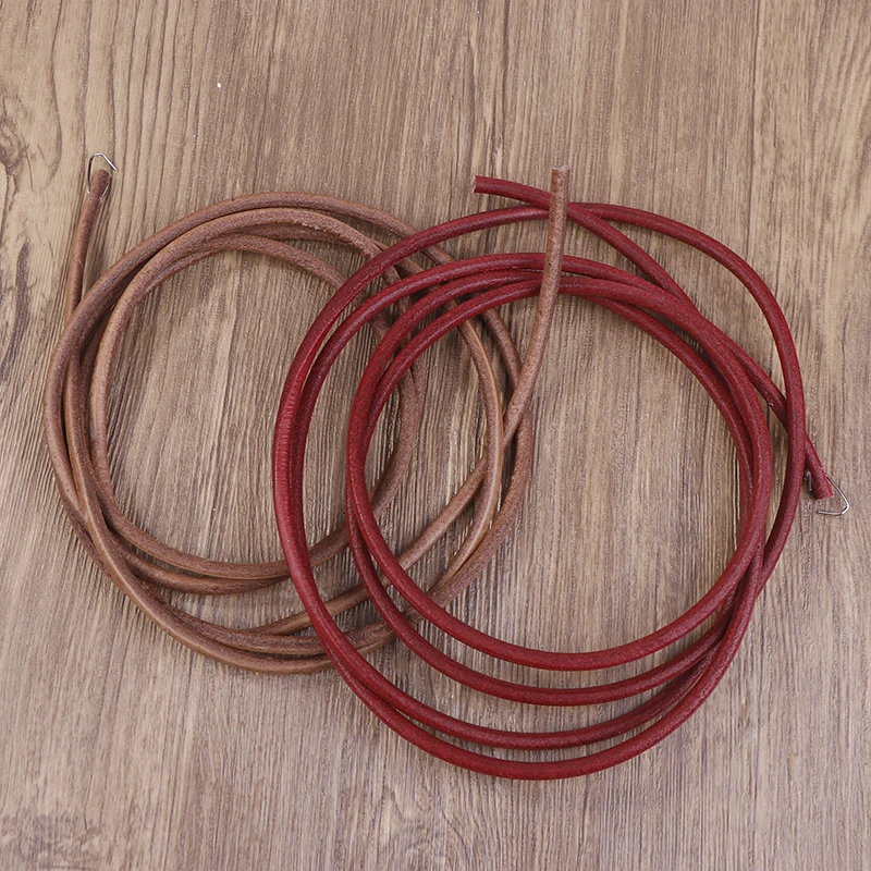 1Pc 183CM Leather Belt Treadle Parts With Hook 3/16