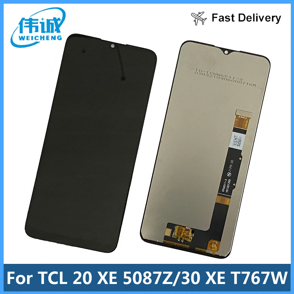 Original Tested For TCL 20 XE 5087Z LCD Display Touch Screen Digitizer Assembly TCL 30 XE 5G T767W LCD Sensor Display