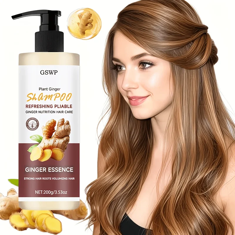 GSWP Ginger Shampoo,Deep cleanses, moisturizes, and effectively controls oil, leaving hair light and voluminous. 200/400g