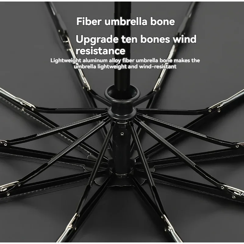 12 Bones Windproof Double Layer Resistant Umbrella Fully Automatic Rain Men Women Luxury Business Male Large Umbrellas Parasol