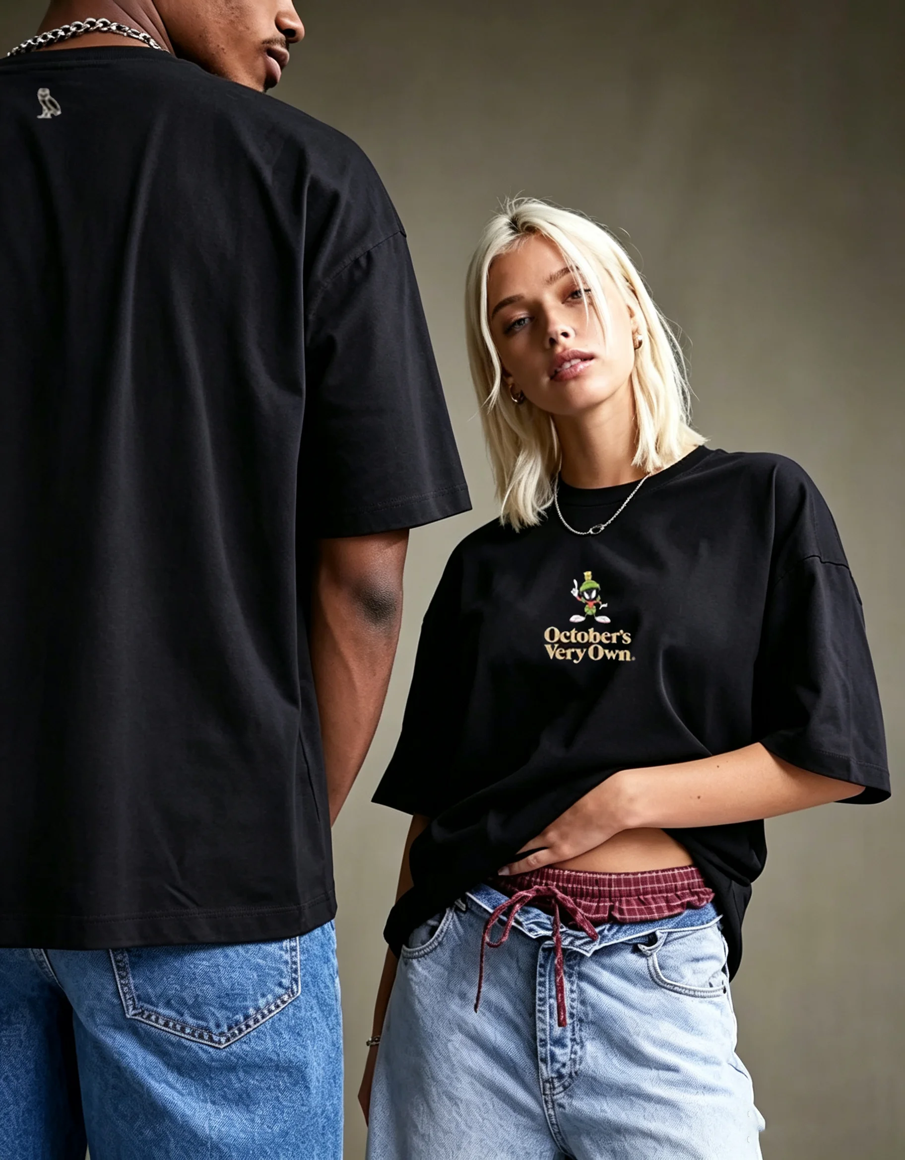 2026 New Classic Luxury Men's Cotton Clothing Personalized Graphic Letter Printing Street Fashion Y2K Women's Short-sleeved Top