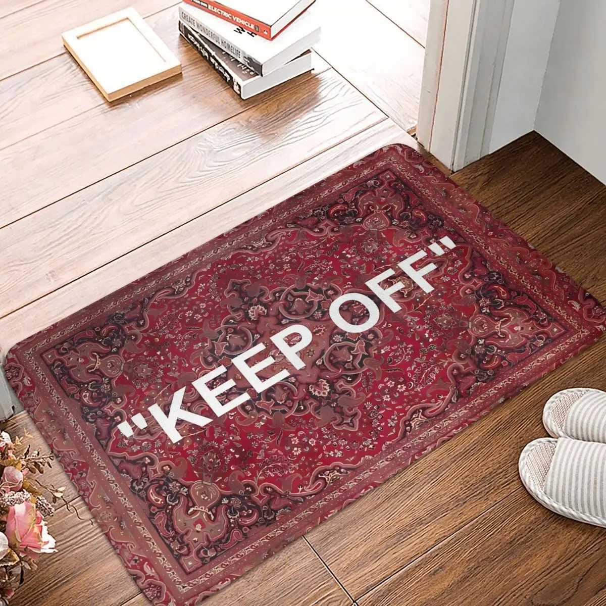 Antique Orian Keep Off Non-slip Doormat Carpet Bath Kitchen Mat Outdoor Home Modern