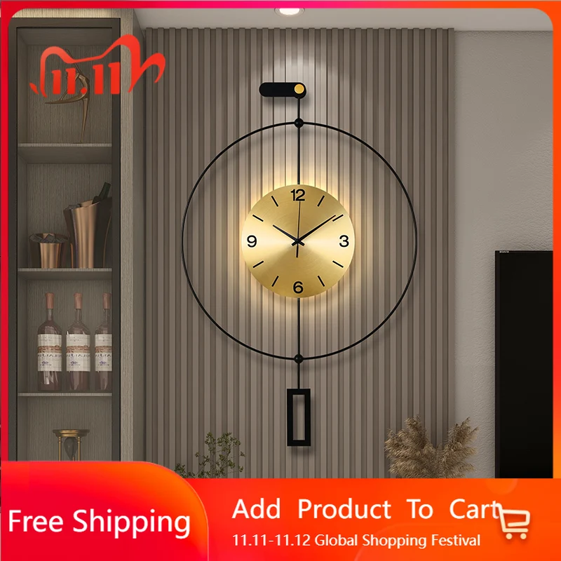 

Minimalist Fashion Wall Clocks Digital Living Room Interior Kitchen Modern Wall Watch Design Creative Horloge Home Decoration