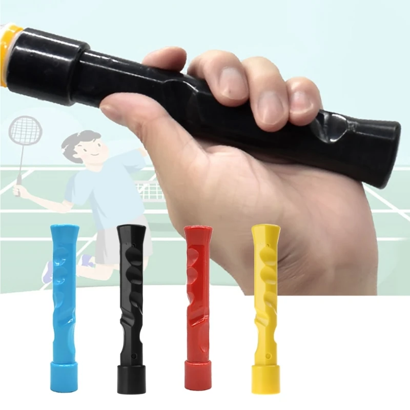 1Piece Badminton Racket Training Swing Bat Exercise Grip Racquet Finger Wrist Force Power Enhances Sport Equipment 24BD