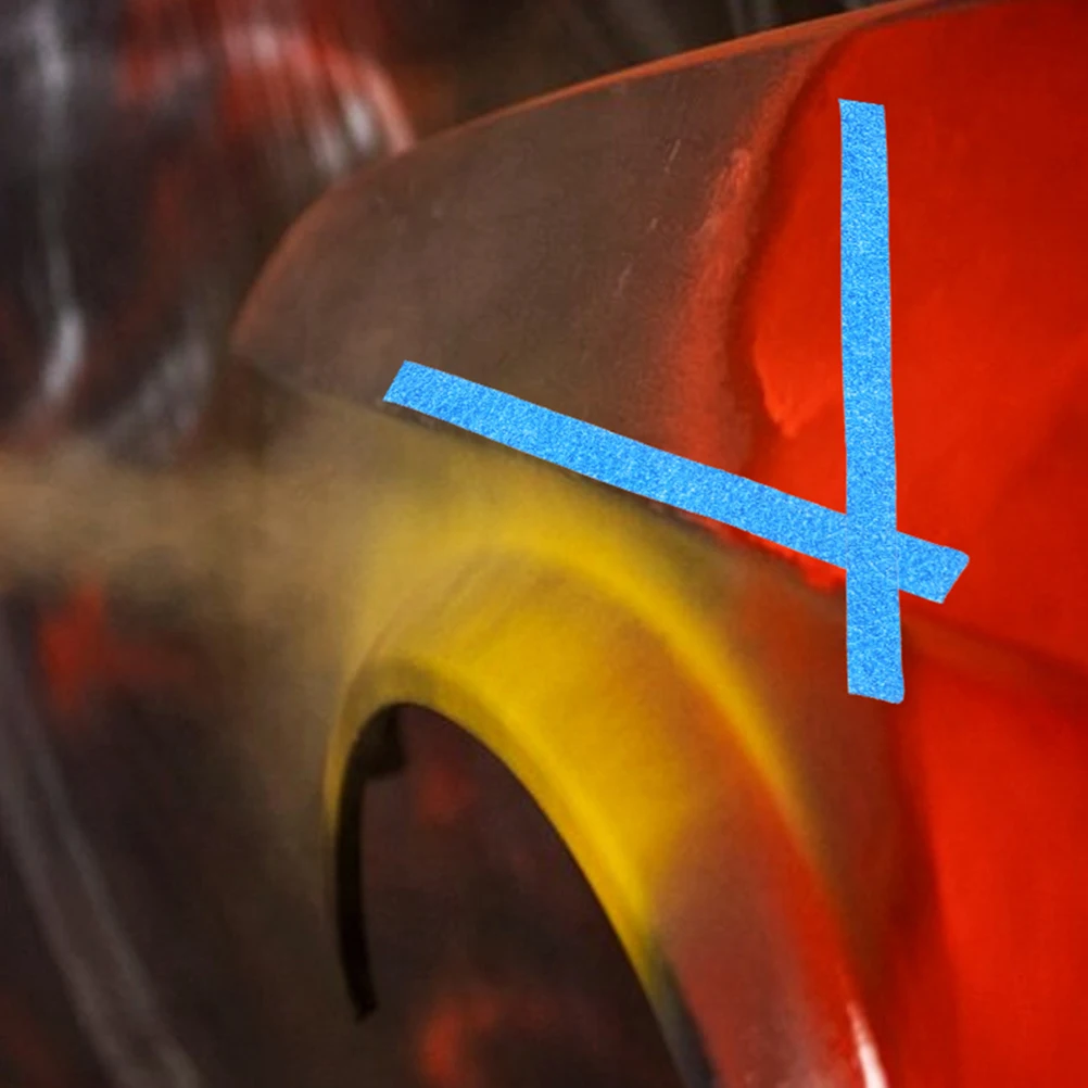 

4 рулона малярной ленты для авто: прочная адгезия, легкое снятие, контрольное заклеивание для отделки и стекла