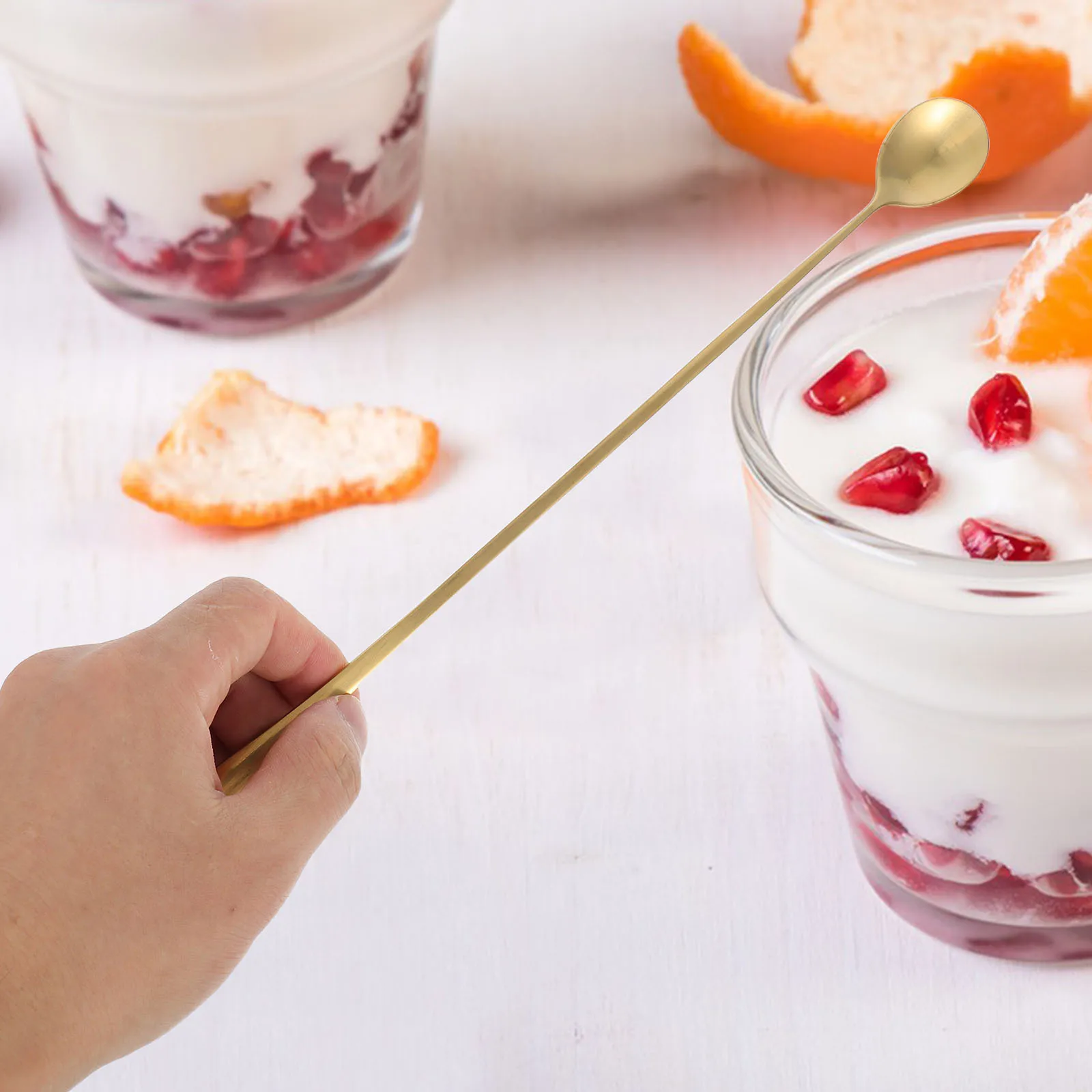 

Stainless Steel Seasoning Spoon 31.7cm Extra Long Handle for Coffee Tea Drinks Versatile Kitchen Utensil Stirring Mixing