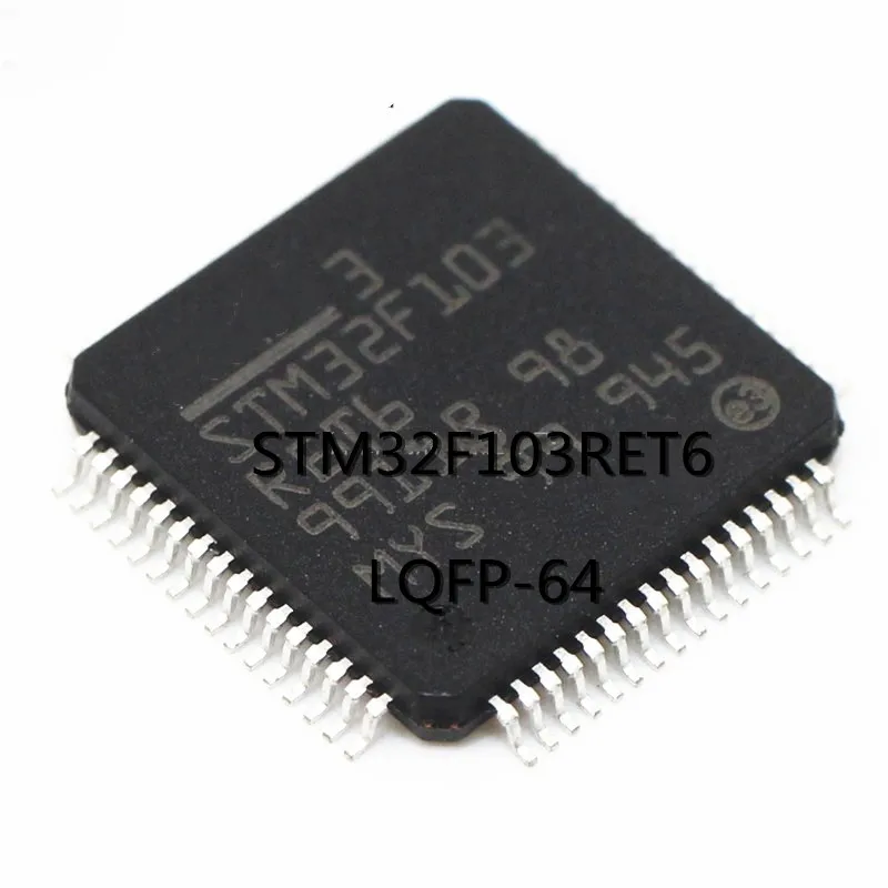 

1PCS/LOT 100% Quality STM32F103RET6 STM32F103 LQFP-64 SMD chip 32-bit microcontroller 512K In Stock New Original