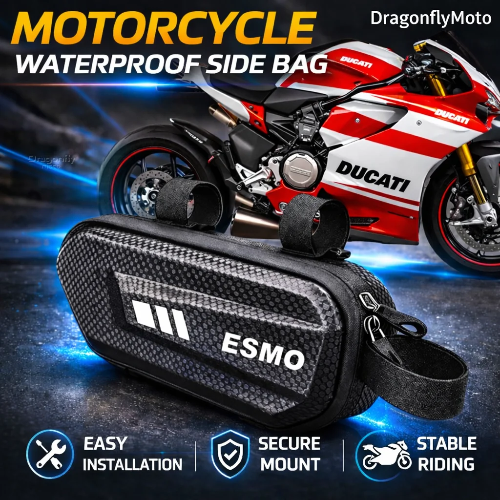 

Большая вместительная боковая сумка для мотоцикла Ducati Desmo 250 MX 450 MX Desmosedici RR, водонепроницаемая многофункциональная сумка для хранения вещей