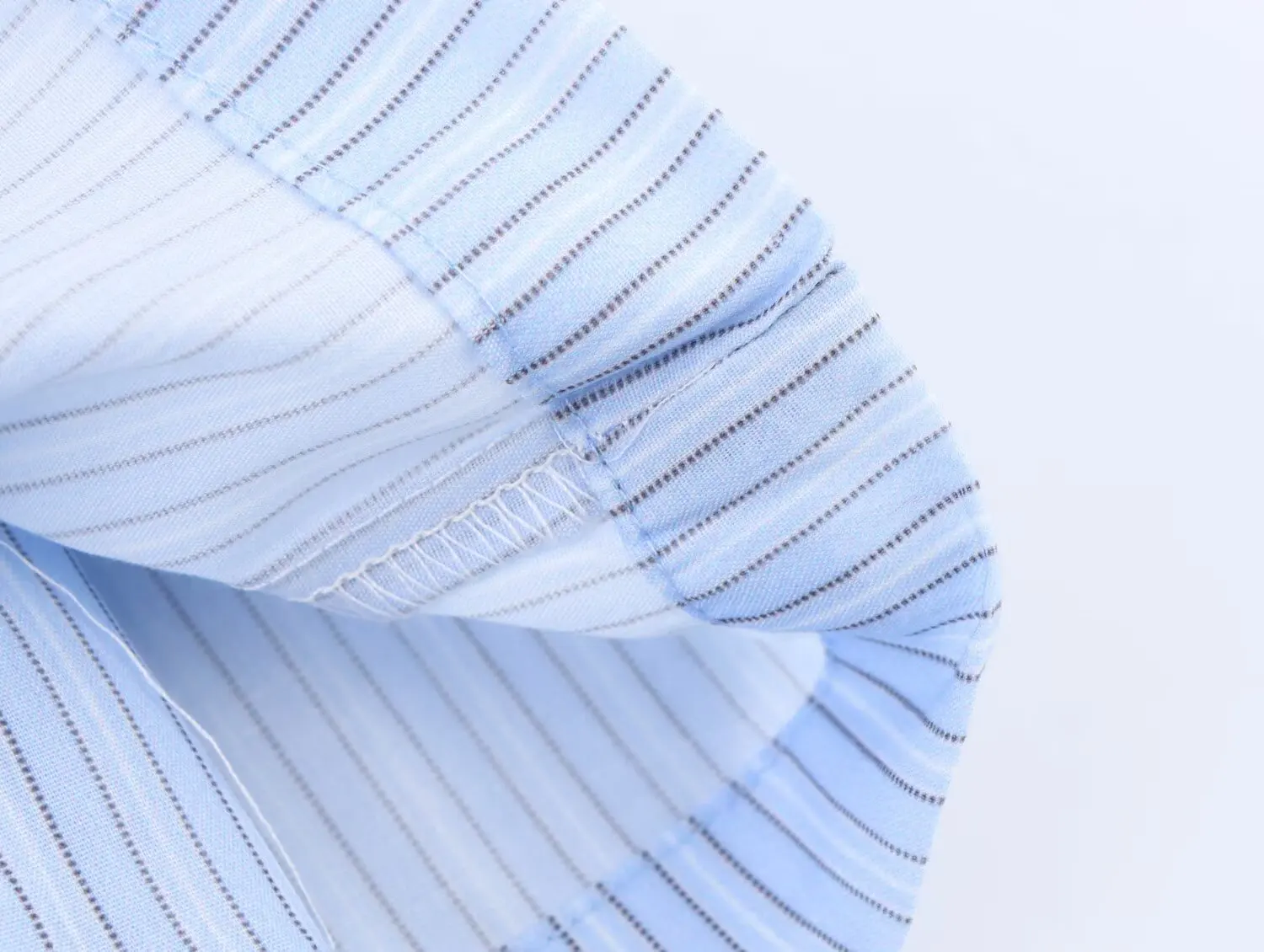 2025 new women's clothing European and American style fashionable and versatile striped fluffy high waist skirt pants