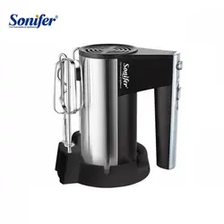 1 Sonifer European plug egg beater mixer and noodle milk frother with 5-speed speed regulation, 300W power, easy to clean