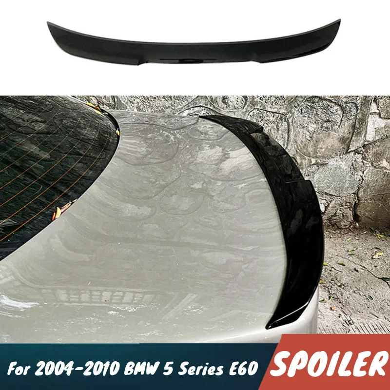 For 2004-2010 BMW 5 Series E60 520i 525i 523i M4 Style Car Rear Trunk Boot Lid Spoiler Wing Body Kit Exterior Tuning Accessories