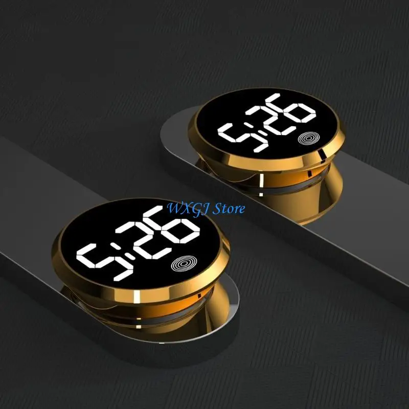 

37JE Vehicle Mini Clock Digital Display With Touch Operation For Automotive Air Vent