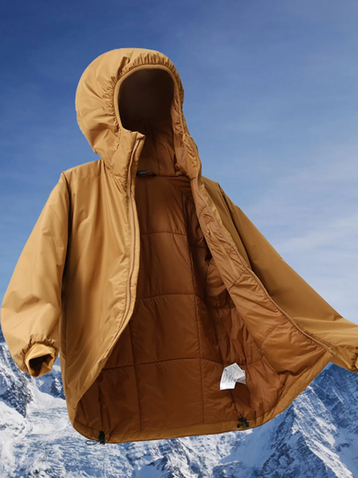 

Тепло Redefined Мужская хлопковая куртка с капюшоном «Ling» AT0M LT H00DY Peak of Pride Down-Alternative Faion Urban Sle Regular Fit