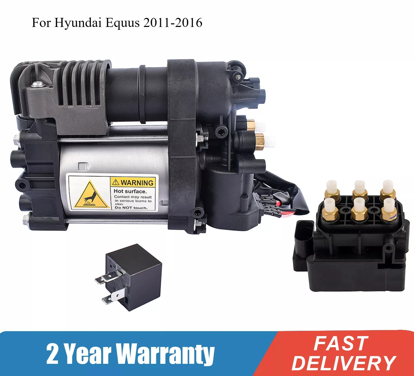 NEW 558803N000  Air Suspension Compressor  for Hyundai Genesis & Equus & Centennial 2008-2016 Oem#55880-3N000/558813M000