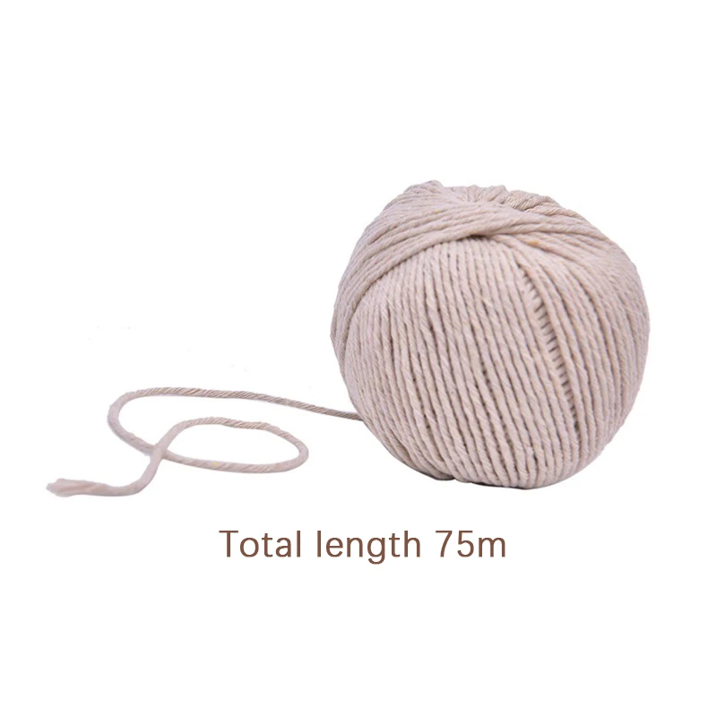 سلاسل شواء قطنية من الجزار ، حبل ربط سجق اللحم ، أدوات الطبخ #6