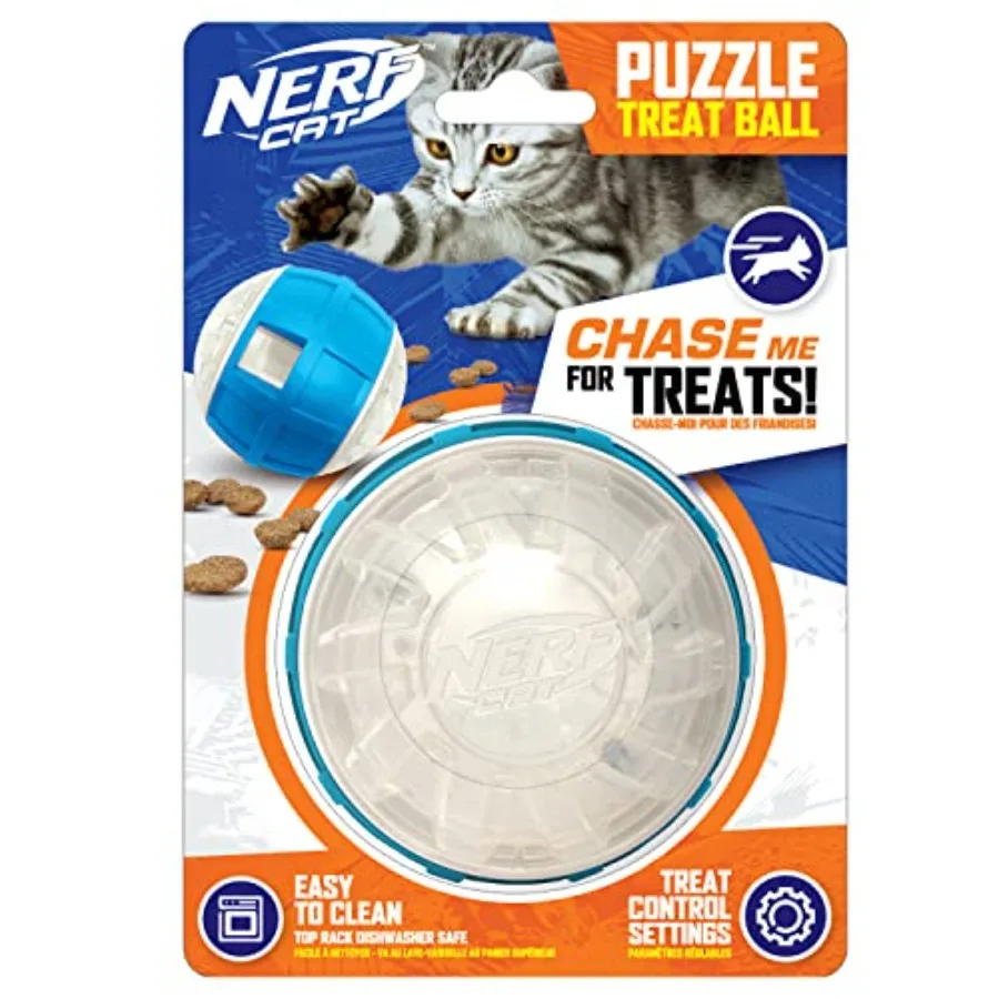 غطاء Nerf Cat ذو التغذية البطيئة مقاس 3.5 بوصة، أزرق شفاف NC7824 صغير
