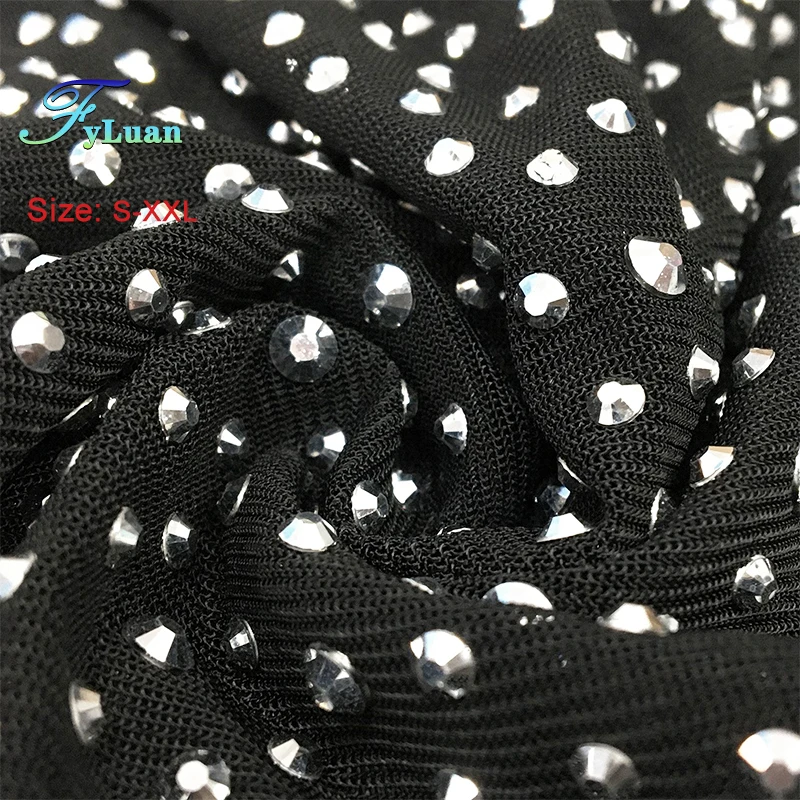 عميق الخامس الرقبة المرأة سبليت هيم سليم صالح فستان انظر من خلال كم طويل مثير مجموعة الماس ذيل السمكة فستان سهرة عيد ميلاد رداء