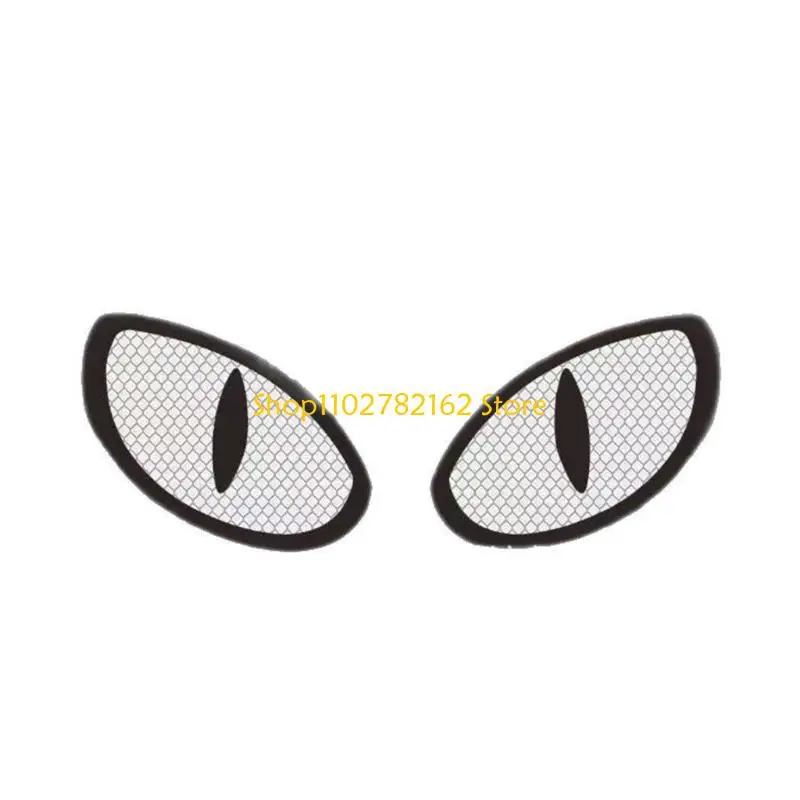 547B Motorbike Scooter Decorative Accessories Auto Front Rear Stickers 1 Pair