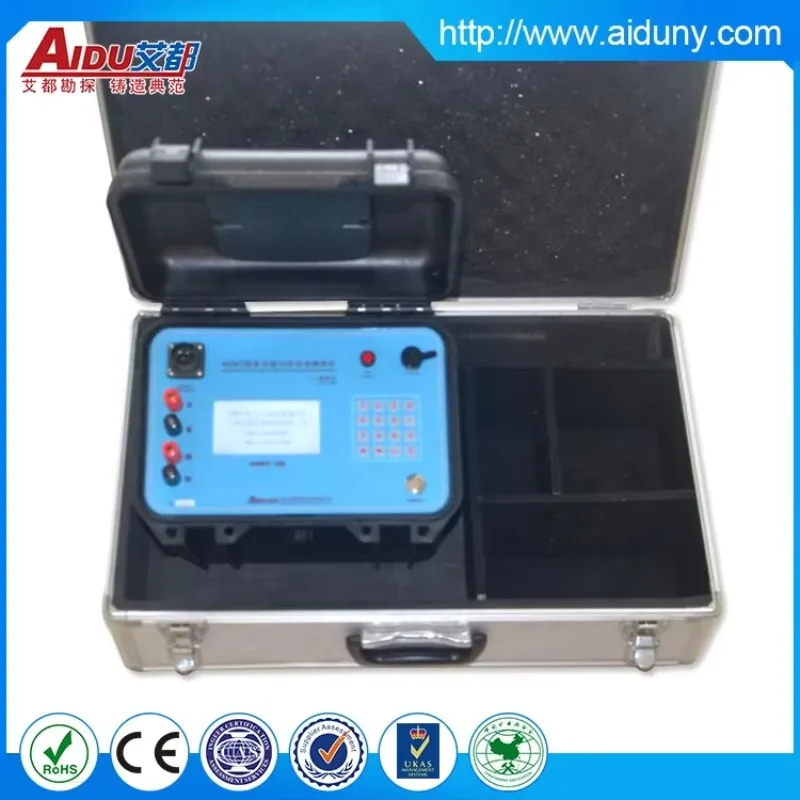 Multifunctional Digital DC IP Meter Resistivity Meter 0-4000 Meters ADMT-6B Mineral Detector\groundwater Detector\metal Detector