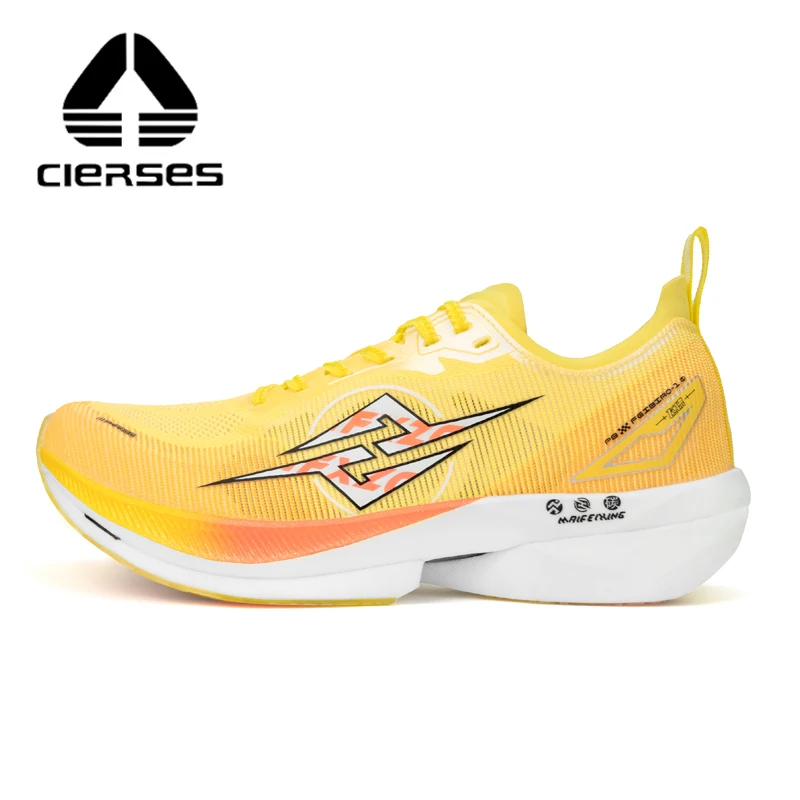 

CIERSES MFXZG Карбоновая пластина Гоночная обувь для марафона Профессиональная упаковка Поддержка амортизатора Сверхлегкая спортивная обувь ﻿