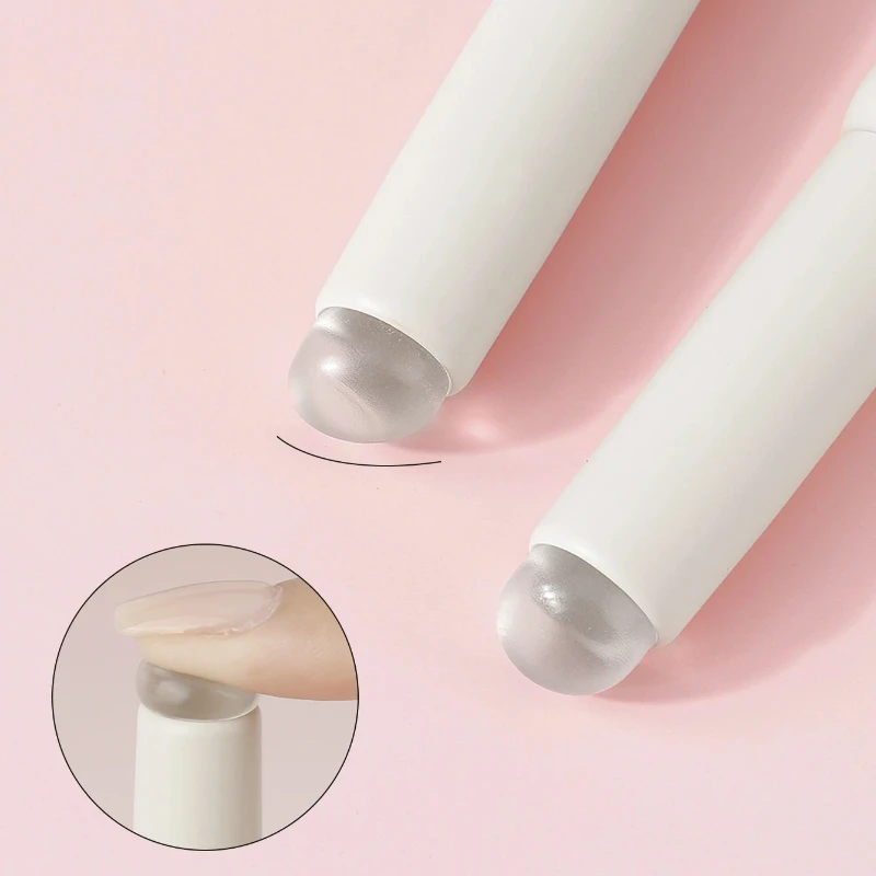 2pcs Silicone Lip Brush Cat's Claw Design Gentle Lips Multi-use Makeup Accessory For Professional Look