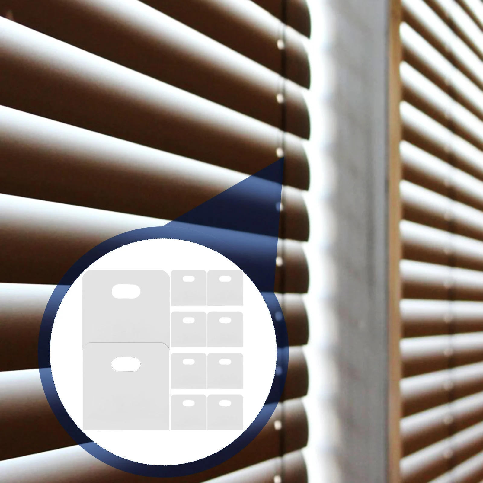 

40Pcs Vertical Blinds Replacement Parts Stems and Tabs for Broken Windows Easy Installation Clear Fixers Blind Repair Tabs