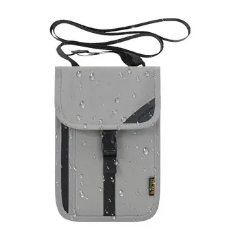 여행용 도난 방지 문서 보관 여권 홀더 가방, 나일론 휴대용 RFID ID 신용 카드 정리함, 목 파우치, 크로스바디 백 Best5 여행용 도난 방지 문서 보관 여권 홀더 가방, 나일론 휴대용 RFID ID 신용 카드 정리함, 목 파우치, 크로스바디 백 Best5